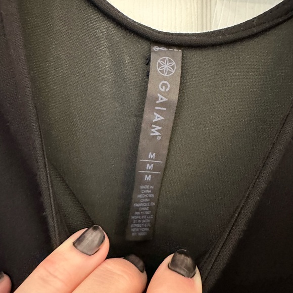 NWOT Women’s Gaiam Hudson drawstring dress black size medium - Picture 3 of 8